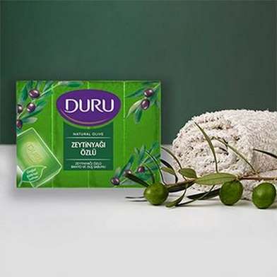  صابون دورو زیتون مدل DURU NATURAL OLIVE بسته 4 عددی