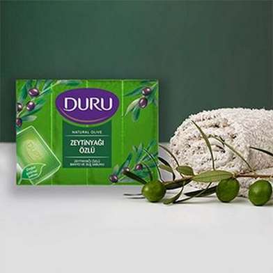 فروش ویژه صابون دورو زیتون مدل DURU NATURAL OLIVE بسته 4 عددی