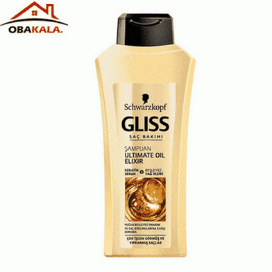  شامپو ترمیم کننده گلیس GLISS مدل Ultimate Oil Elixir حجم 500 میلی